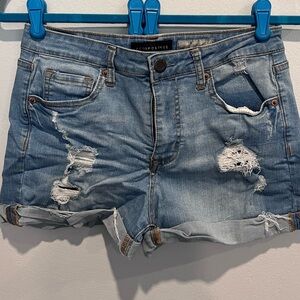 Aeropostale Mid Rise Jean Shorts